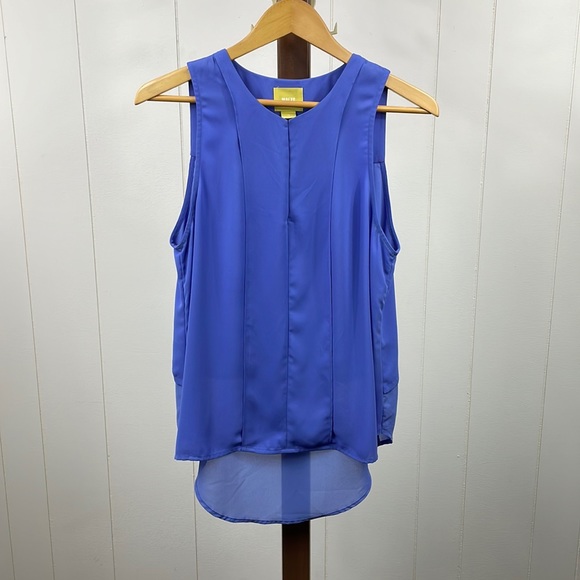 Maeve Tops - Maeve Blue Sleeveless Blouse